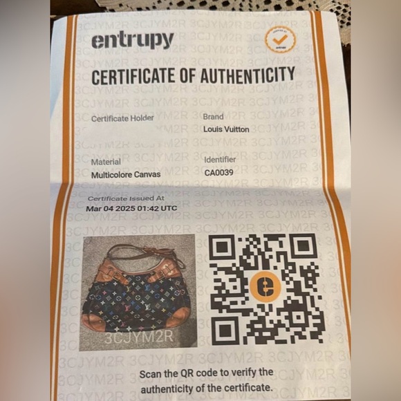 COA Louis Vuitton Multicolor Monogram Hobo Bag - Picture 13 of 14